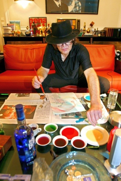 Udo Lindenberg im Atelier